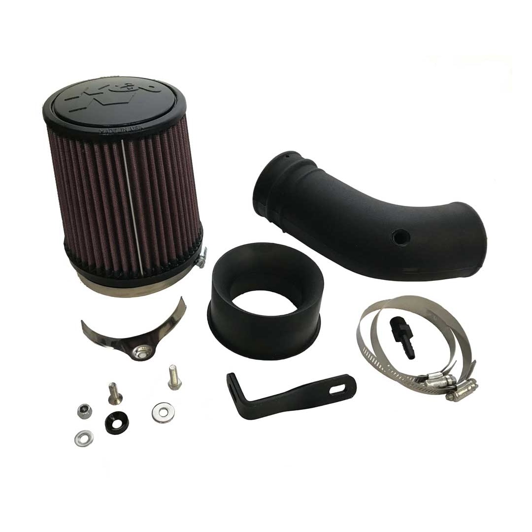 K&N induction kit and air-filter components